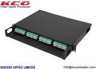 High Density 96fo 96core 19'' 1U OM3 OM4 MPO MTP Fiber Optic Patch Panel