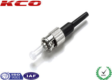 Un-assebly ST Optical Fiber Connectors 98N Pull Strength Mono Mode 0.9 3.0 mm