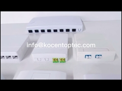 Presa a muro per fibra ottica, frontalino, 1 porta, 2 porte, 4 porte, 8 porte