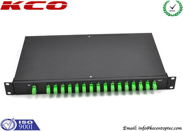 1*32 1x32 1:32 1U Fiber Optic Rack Mount PLC Splitter With SC/APC connector