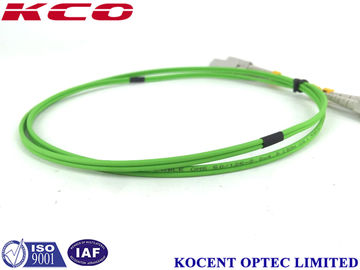 Lime Green 50/125 OM5 SC Duplex Simplex Fiber Optic Patch Cable for High-bandwidth Applications