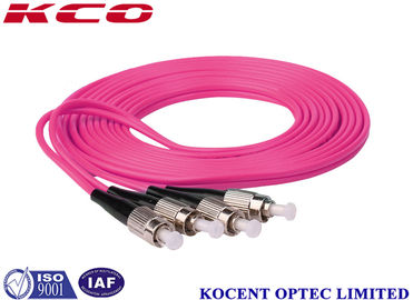 FC/UPC Fiber Optic Patch Cord with OM4 Multimode 50/125 Core for 10G Ethernet Applications
