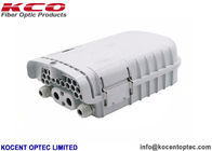 Outdoor IP65 FTTH 16 Ports Optical Fiber Termination Box White Color KCO-0416