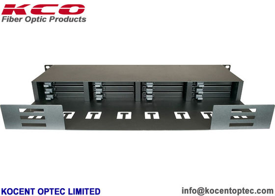 144 Fibers MPO MTP Patch Panel with 1U Rack Mount Design and LC/UPC Connector for High Density Fiber Optic Networks