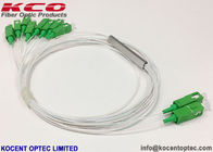 Mini Tube PLC Fiber Optic Splitter 2*8 SC/APC LC/APC 1.0m 1.5m 2.0m Length