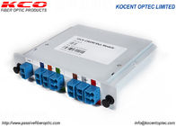 6CH CWDM Passive Fiber Optic Multiplexer LC UPC Duplex Adapter