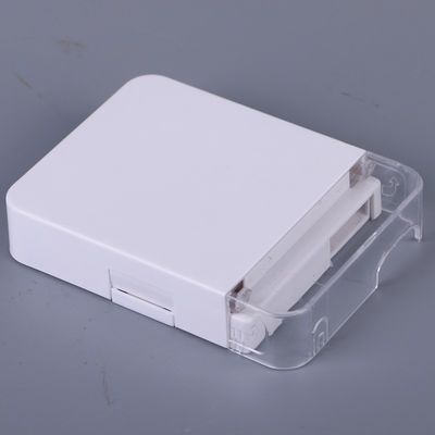 FTTH FTTO FTTB Fiber Optic Terminal Box with ABS+PC Material and SC Duplex Adapter for Indoor IP55 Applications