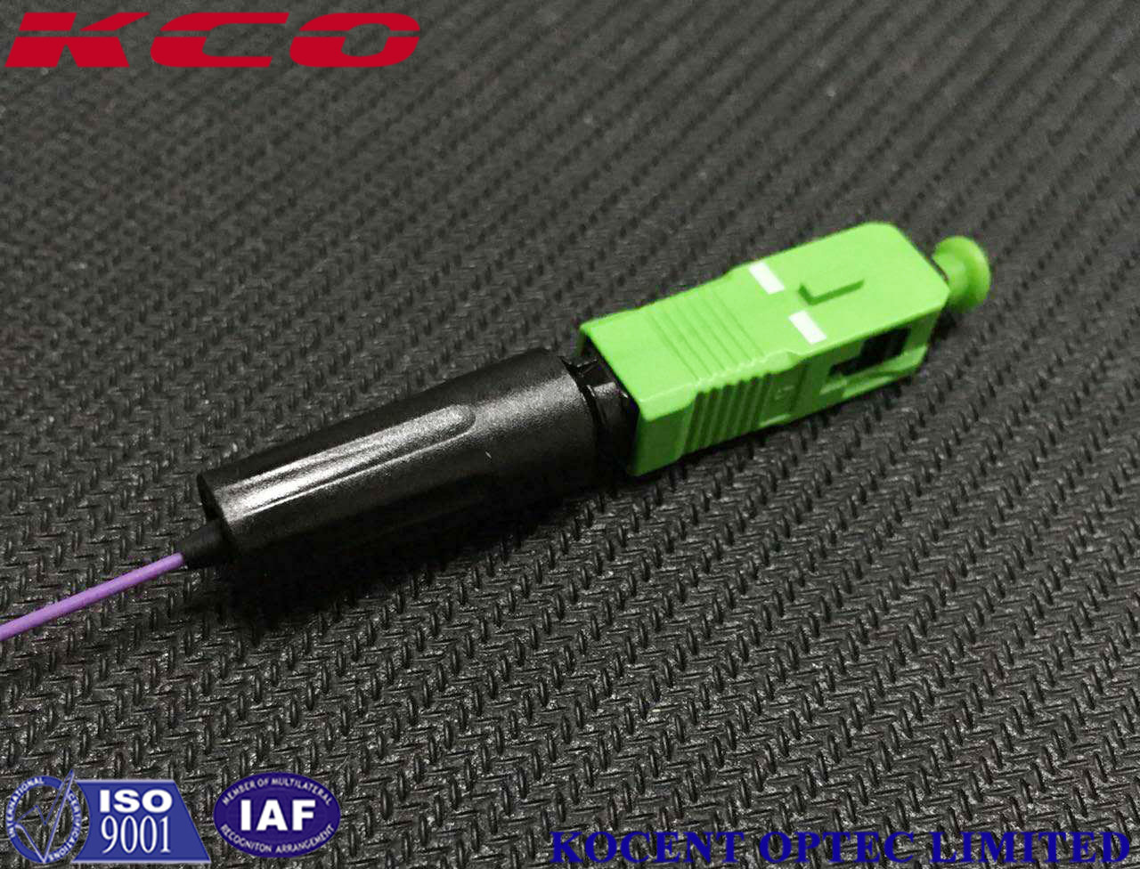 Connettore rapido in fibra SC/APC con cavo da 0,9 mm