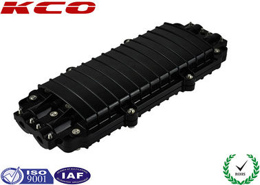 96 Cores 4 Ports ABS Plastic Fiber Optic Splice Closure Horizontal Fiber Optic Splice Enclosure for FTTH Inline Joint