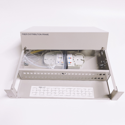SC LC FC ST E2000 Patch Panel Enclosure 2U 48 Core Fiber Optic Terminal Box ODF