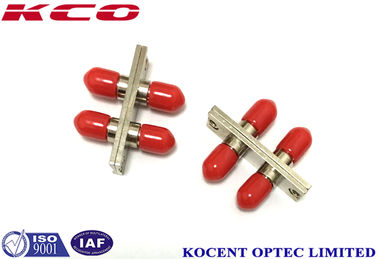 DIN-DIN Metallic Duplex Fiber Optic Adapter for High Performance Single Mode Applications