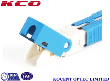 Blue SC UPC Fiber Optic Fast Connector for 2.0mm and 3.0mm FTTX Solutions