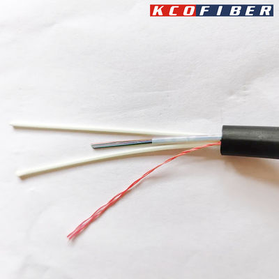 Cavo in fibra ottica FTTH Mini ADSS Span 80m SM 8fo 12fo 24fo ASU per telecomunicazioni