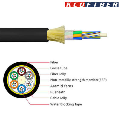 Cavo Ottico in Fibra ADSS SM G652D 12fo 96fo Autoportante Dielettrico per Esterni