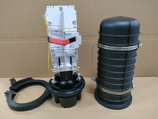 FOSC400 A8 Giunto di giunzione in fibra ottica a cupola, tipo 48 fibre, 96 fibre con adattatore SC 24