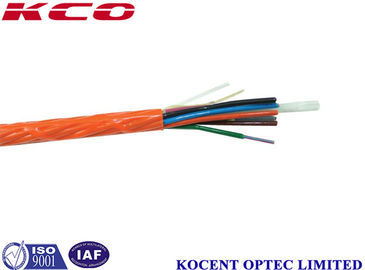 Materiale del PE di singolo modo del cavo a fibre ottiche dei 12 centri per dell'interno/all'aperto
