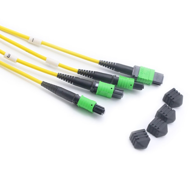 4*8F 4*12F 4*24F MPO/APC Patch Cord MTP/APC Single Mode Trunk Cable Type A Type B Type C Polarity