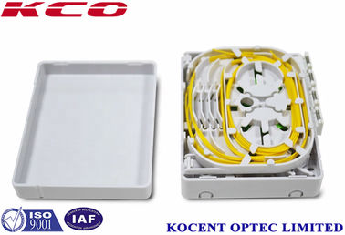 4 Port Wall Mount Fiber Termination Box 4 Core SC/APC Auto Shutter Adapter Pigtail