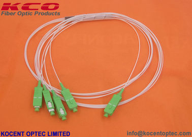 High Stability Blockless Fiber Optic Splitter PLC 0.9mm 1.0m 1.5m LSZH SC/APC 1x4