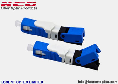 UPC Blue Fiber Optic Fast Connector with 0.2dB Insertion Loss and 55dB Return Loss for 0.9mm Cable