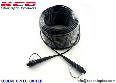 Mini H SC APC connettore impermeabile Cable di patch in fibra ottica blindato da campo esterno