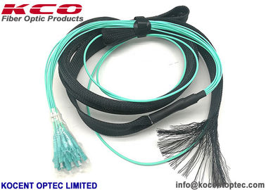 MTP Cavo per autocarri in fibra ottica MPO 12LC OM3 OM4 con tubo di protezione degli occhi
