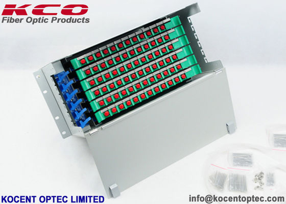 FC SC LC Patch Panel Fibra ottica Terminal Box 72 Core Unità ODF per montaggio su rack