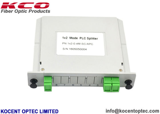 1x2 LGX Tipo Fibra Ottica Splitter 1*2 SC/APC Connector per FTTH FTTA Distribution Box
