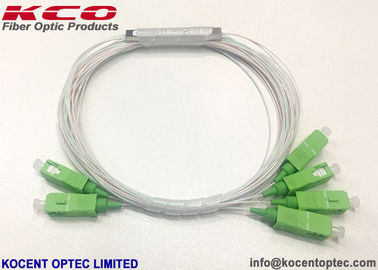 Mini tubo di fibre ottiche PLC Splitter 2:4 2*4 2x4 SC APC UPC