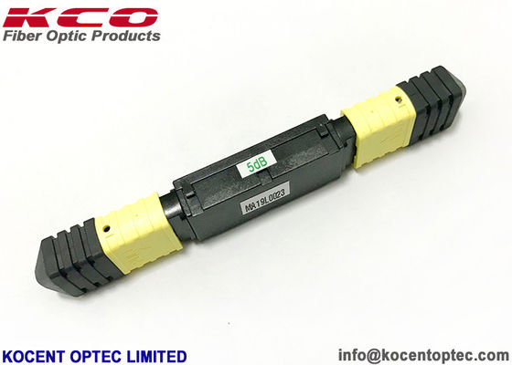 8 12 24 Core 5dB Yellow Color MPO MTP Patch Cord MPO Attenuator for Fiber Optic Networks