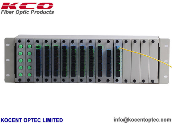 ODF Fiber Optic Splitter 3U 4U Patch Panel Distribution Frame per PLC