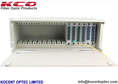 4U Rack Mountable Fiber Optic Splitter ODF Patch Panel 1*2 1*4 1*8 1*16 1*32 LGX Type