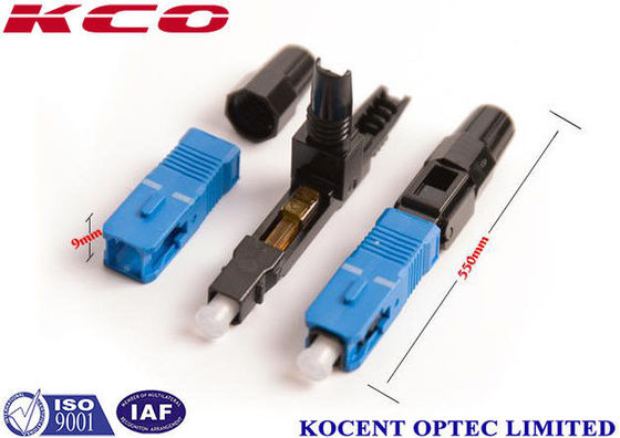 SC/UPC Fiber Optic Fast Connector with 0.2dB Insertion Loss and 55dB Return Loss for 55mm Length Field Assembly