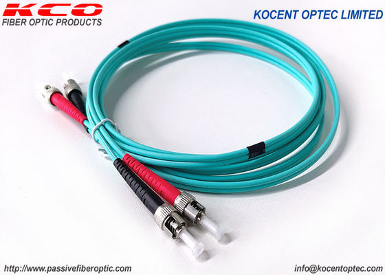 St ottica di simplex del duplex del cavo di toppa della fibra di OM4 OM5 40G 100G LSZH