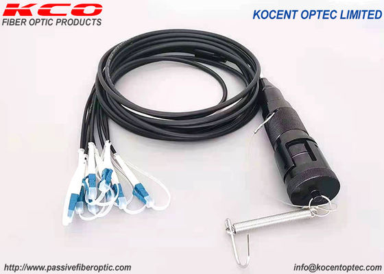 FTTA Cavi a fibra ottica 4fo 8fo 12fo connettore YZC blindato tattico impermeabile