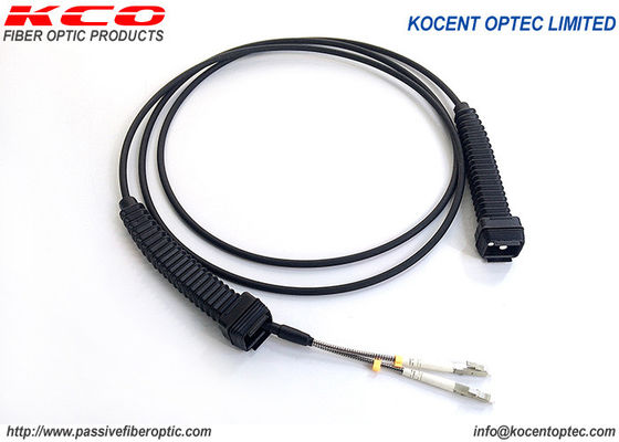 Outdoor Waterproof TPU Fiber Optic Patch Cord with 2 Cores and 4.8mm Diameter for 3G 4G 5G Base Station
