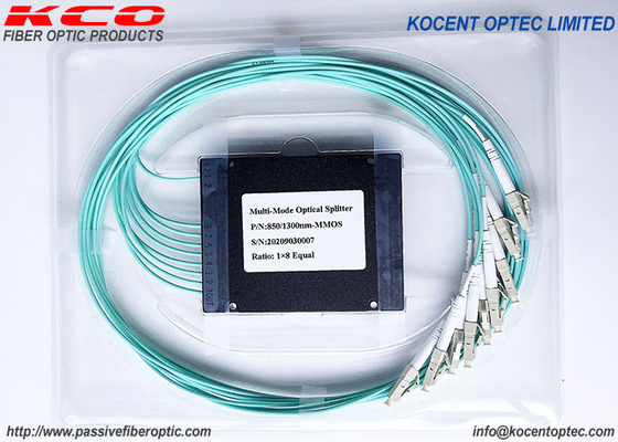 MM OM2 OM3 OM4 Fibra ottica Multimode Splitter 1*8 1*4 1*16 1*2 Tipo di scatola ABS