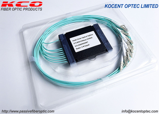 Multimodo OM3 Fibra ottica accoppiatore PLC Splitter 1*2 1*4 1*8 SC LC FC ST connettore